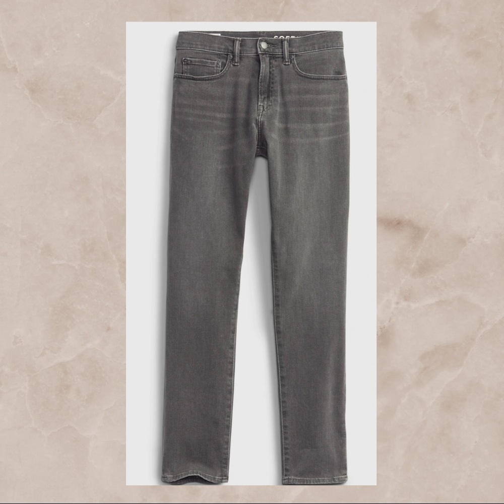 Soft Wear Slim Jeans With Washwell